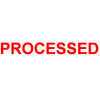 PROCESSED Rubber Stamp for office use self-inking