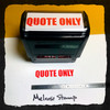 Quote Only Stamp Red Ink Large