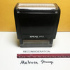 Reconsideration Stamp Black Ink Large 0822B