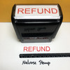 Refund Stamp Red Ink Large 0422A