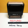 Refund Stamp Red Ink Large 0422B