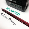 RELEASED Rubber Stamp for office use self-inking