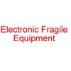 ELECTRONIC FRAGILE EQUIPMENT Rubber Stamp for mail use self-inking