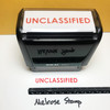 Unclassified Stamp Red Ink Large 0522A