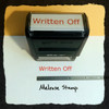 Written Off Stamp Red Ink Large 2