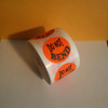 DO NOT BEND LABELS Roll of 500 stickers for mail use