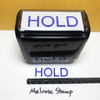 Hold Stamp Blue Ink Large 0123A