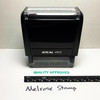 QUALITY APPROVED QA Rubber Stamp for office use self-inking