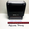 PRIMARY EOB ATTACHED Rubber Stamp for office use self-inking