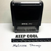 KEEP COOL Rubber Stamp for mail use self-inking