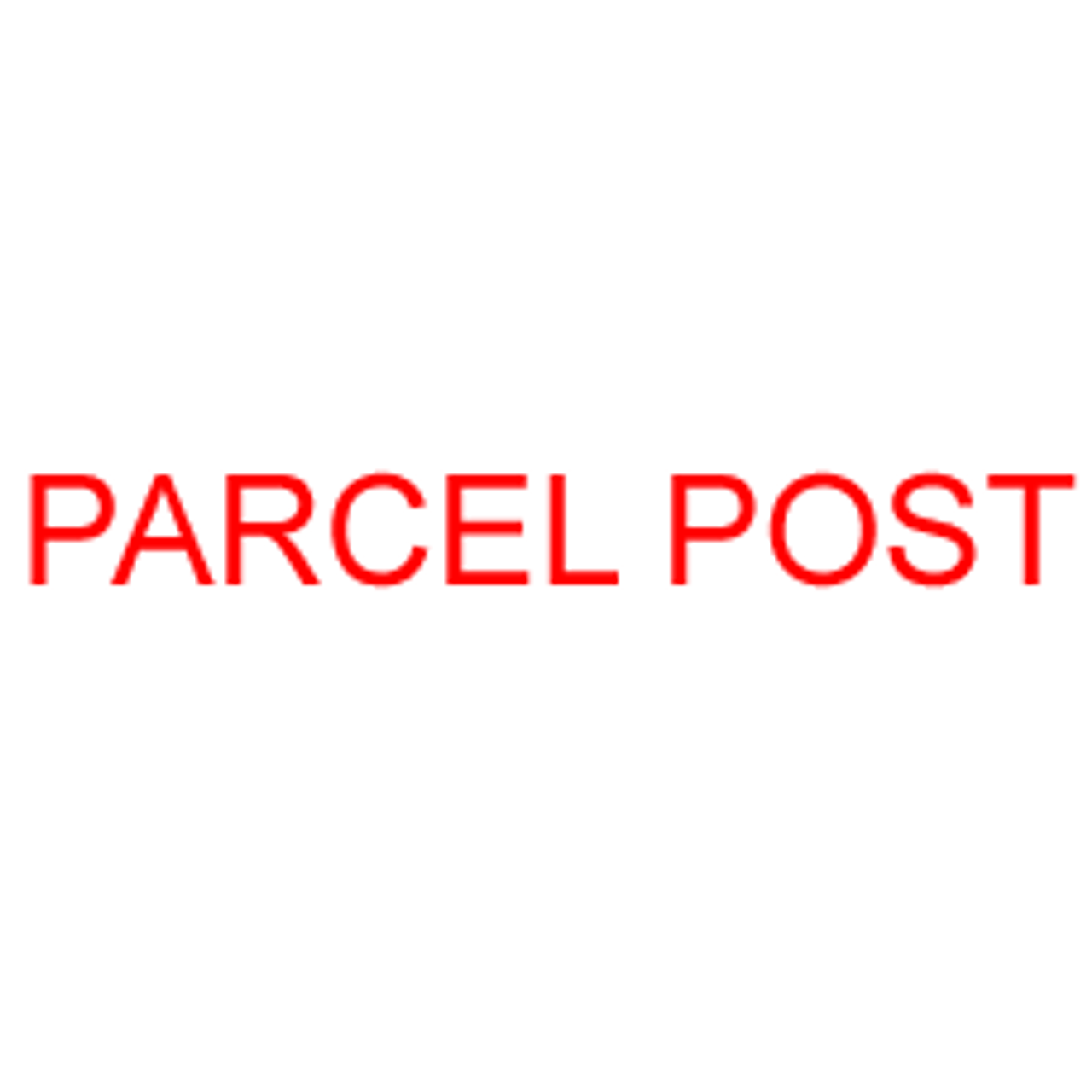 PARCEL POST Rubber Stamp for mail use self-inking