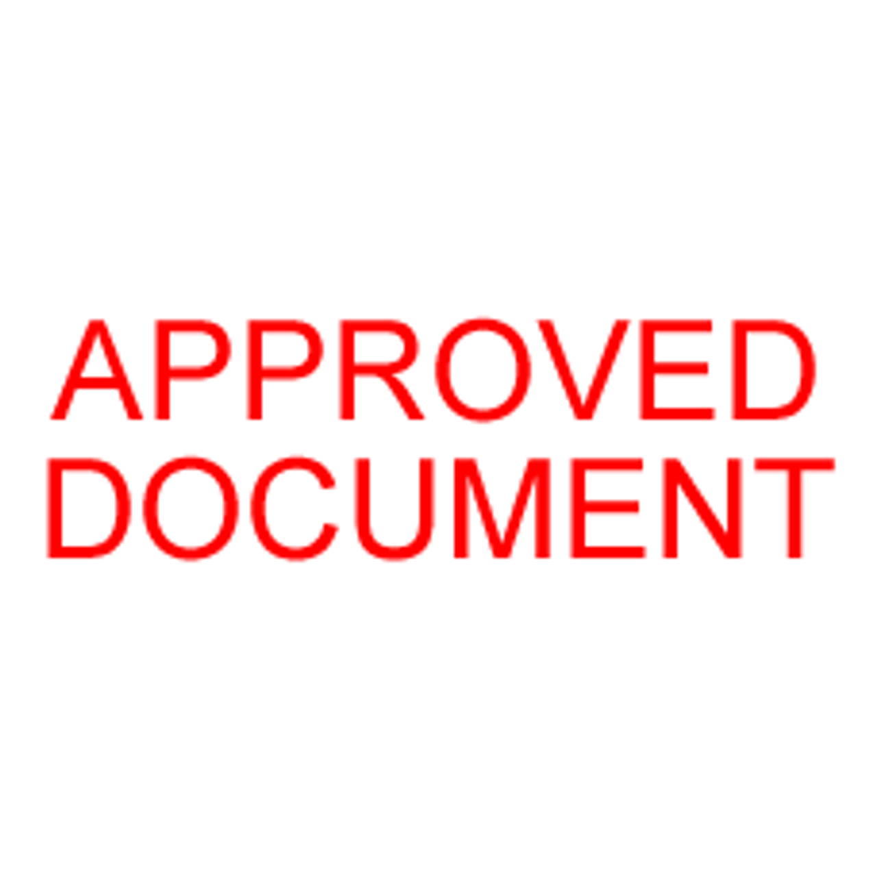 APPROVED DOCUMENT Rubber Stamp for office use self-inking