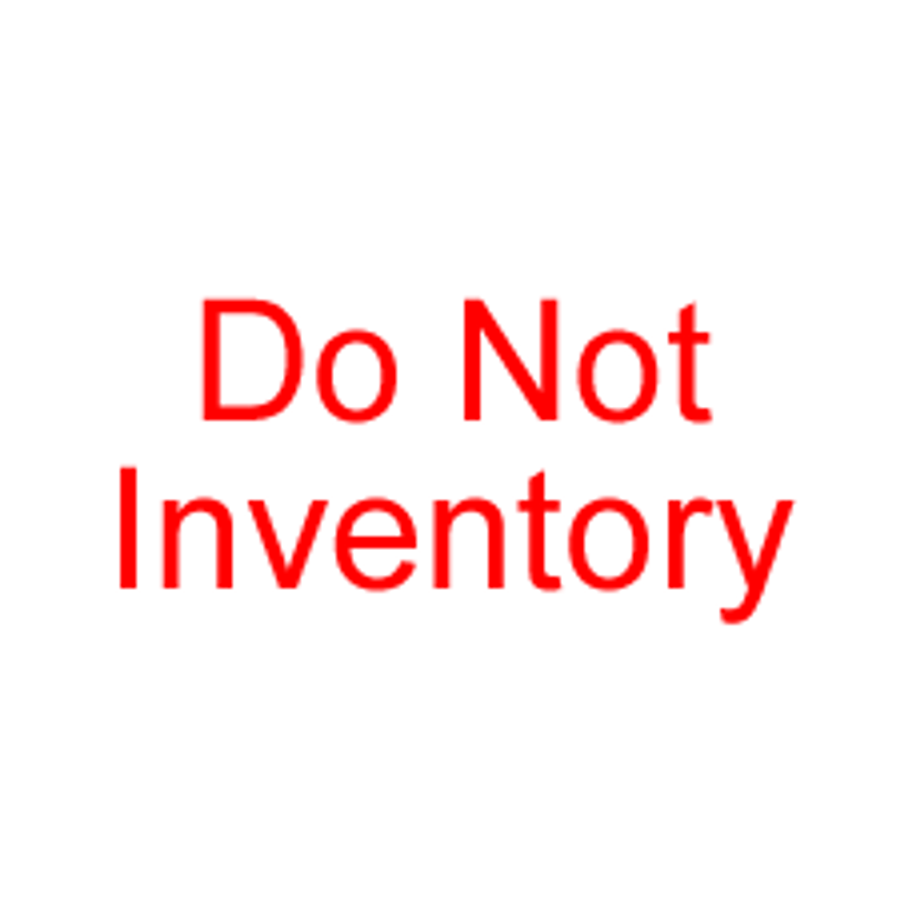 DO NOT INVENTORY Rubber Stamp for mail use self-inking