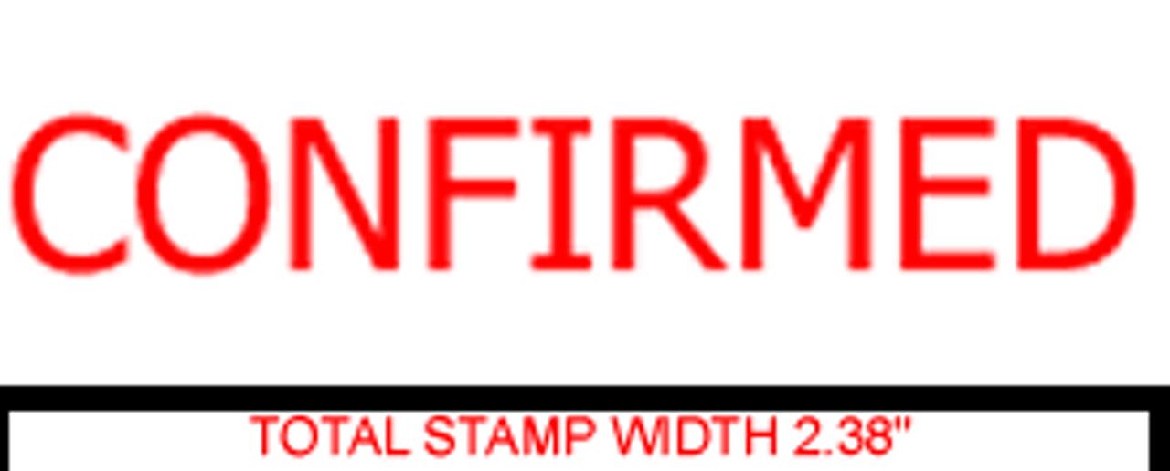 CONFIRMED Rubber Stamp for office use self-inking