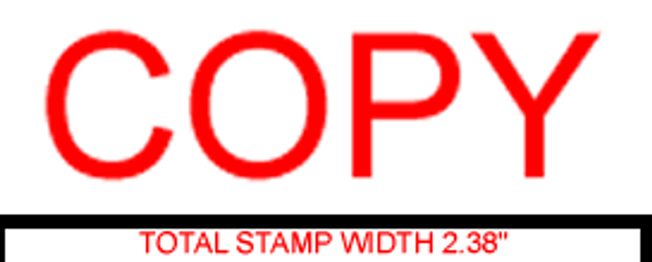 COPY Rubber Stamp for office use self-inking