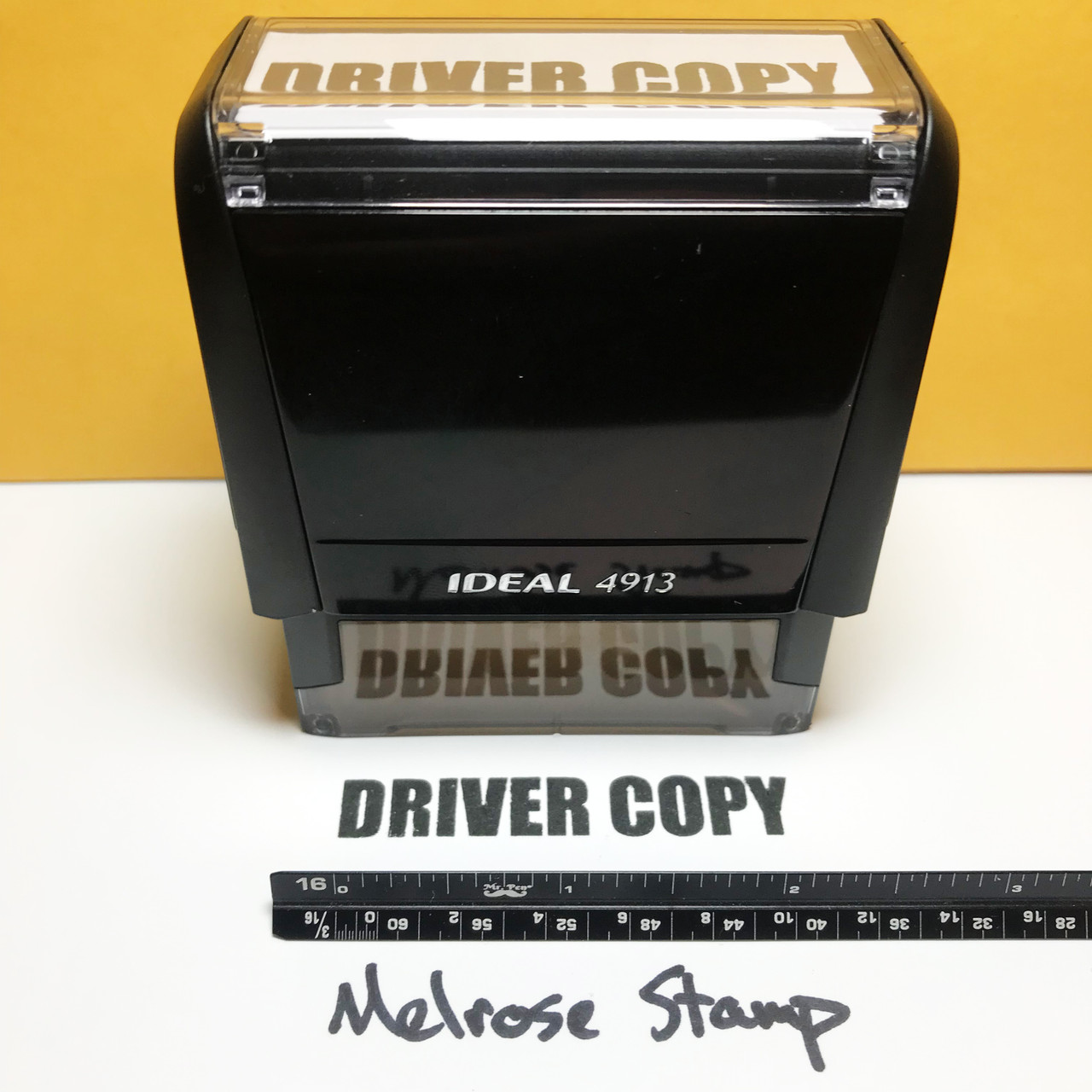 Driver Copy Stamp Black Ink Large 0522C