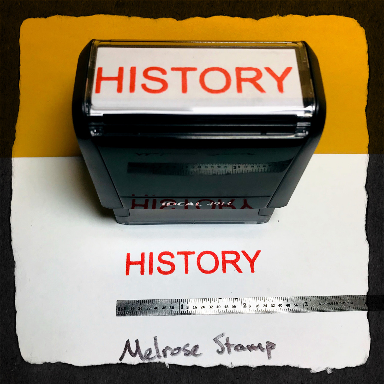 History Stamp Red Ink large
