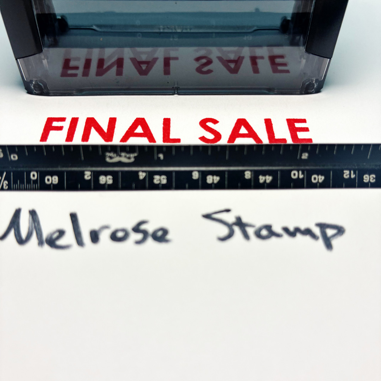 Final Sale Stamp Red Ink Large 0725C