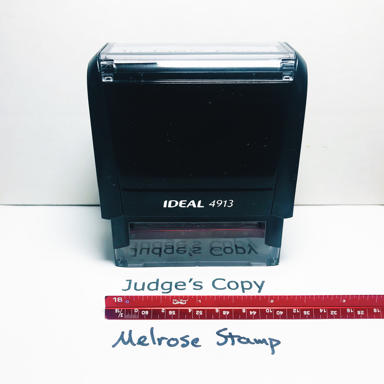 JUDGE'S COPY Rubber Stamp for office use self-inking
