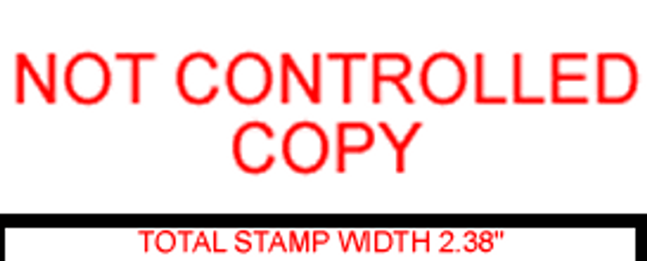 controlled copy stamp