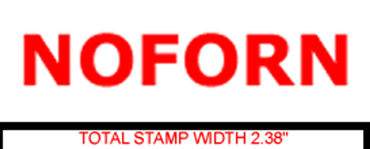 NOFORN Rubber Stamp for office use self-inking