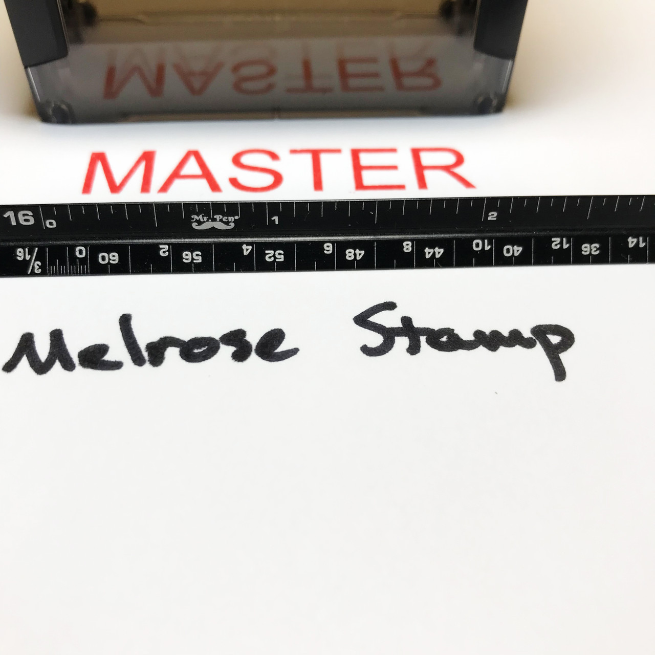 Master Stamp Red Ink Large 1222D