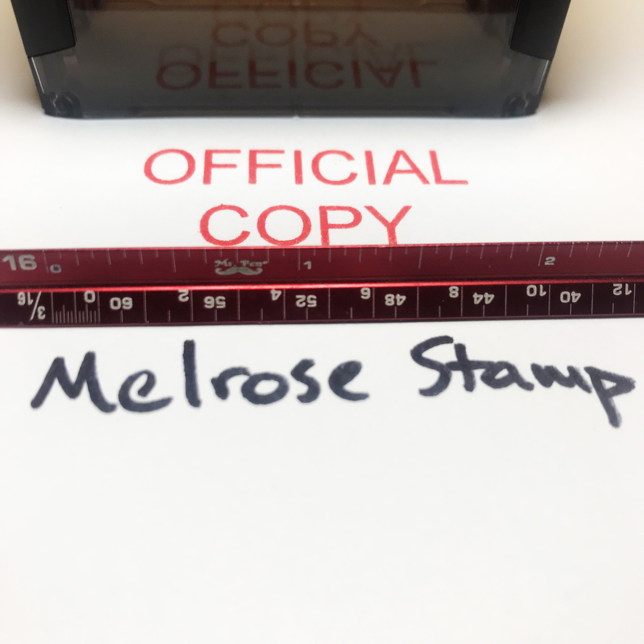 COPY Rubber Stamp for office use self-inking - Melrose Stamp Company