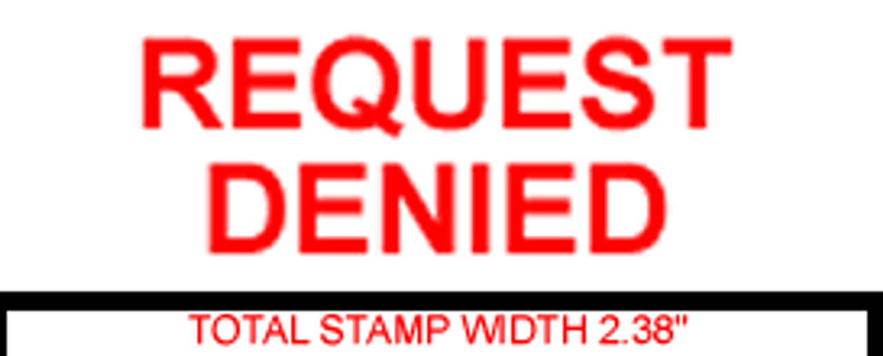 denied stamp png