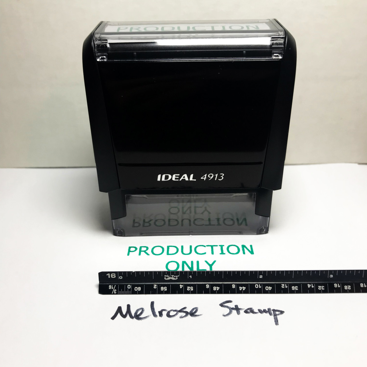 PRODUCTION ONLY Rubber Stamp for office use self-inking