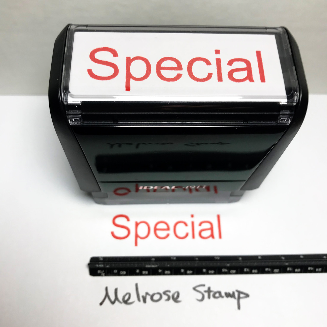 SPECIAL Rubber Stamp for office use self-inking