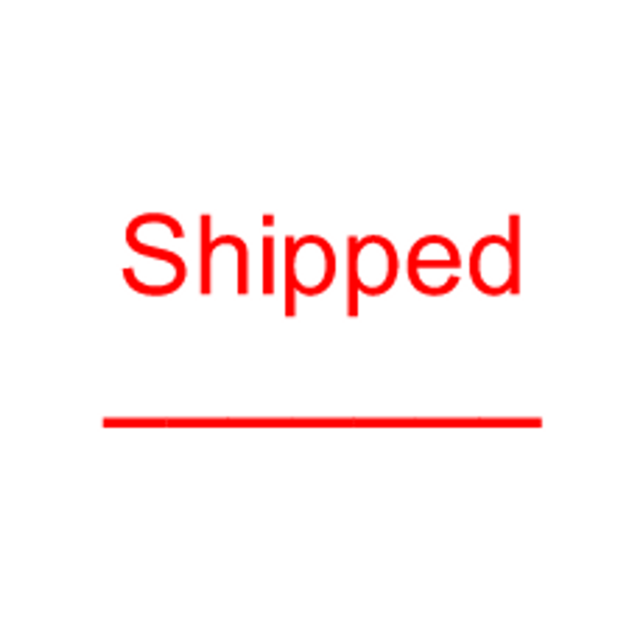 SHIPPED w/ line Rubber Stamp for office use self-inking