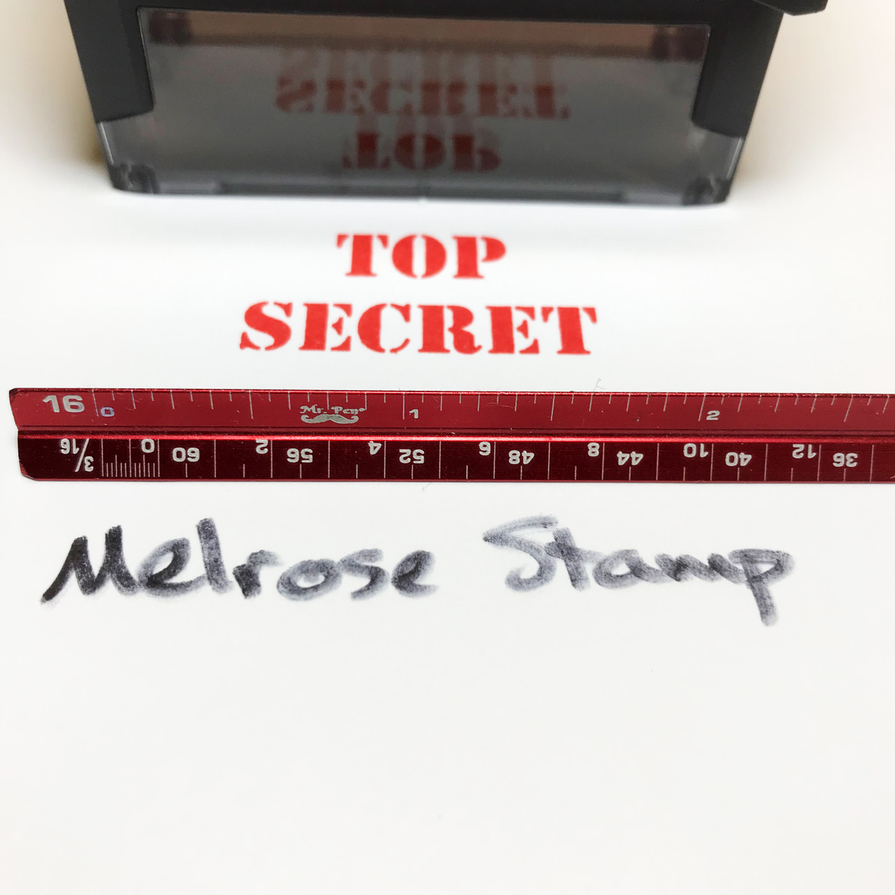 Top Secret Stamp Red Ink Large 1122C