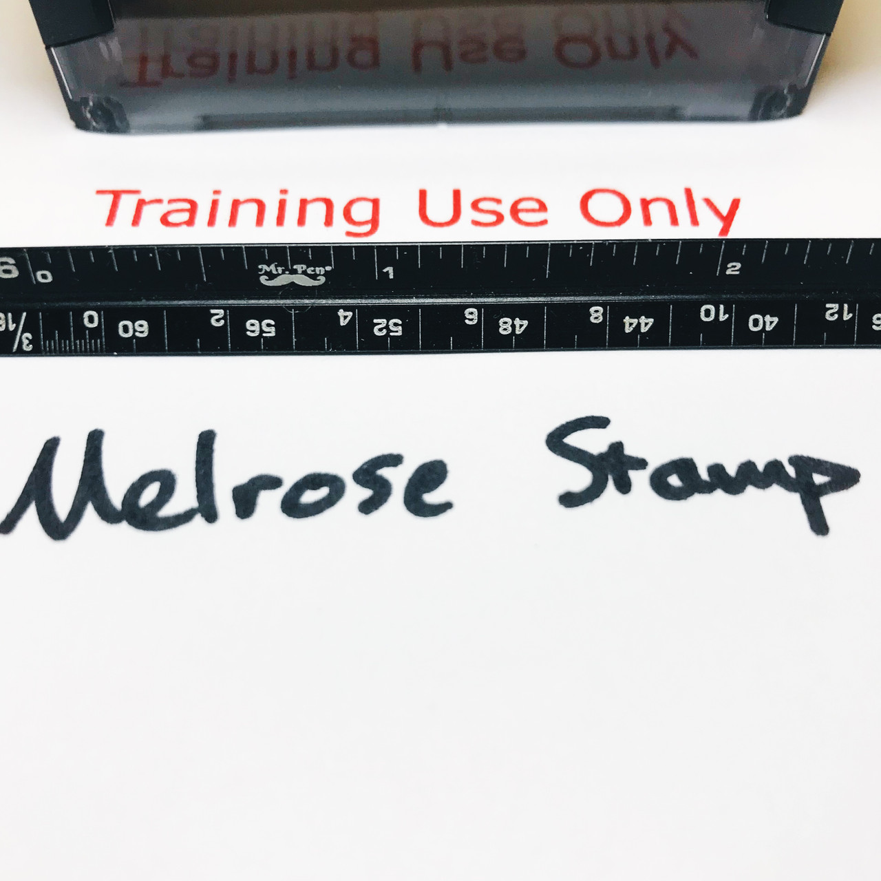 Training Use Only Stamp Red Ink Large 0424D