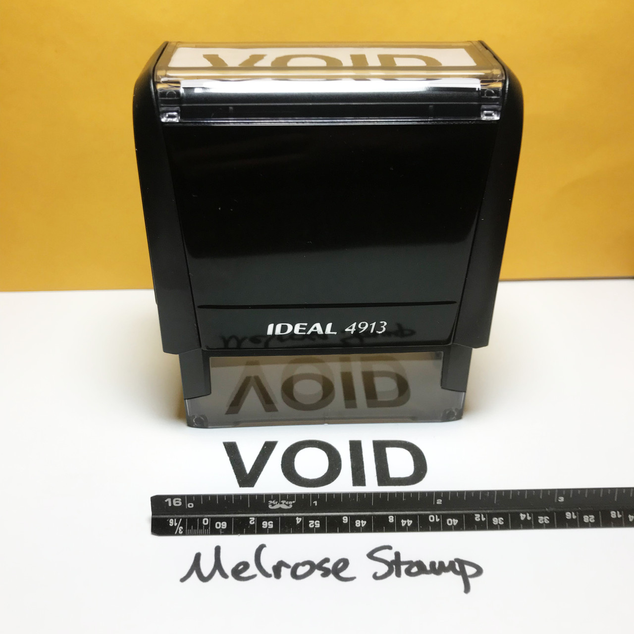 Void Stamp Black Ink Large 1222B