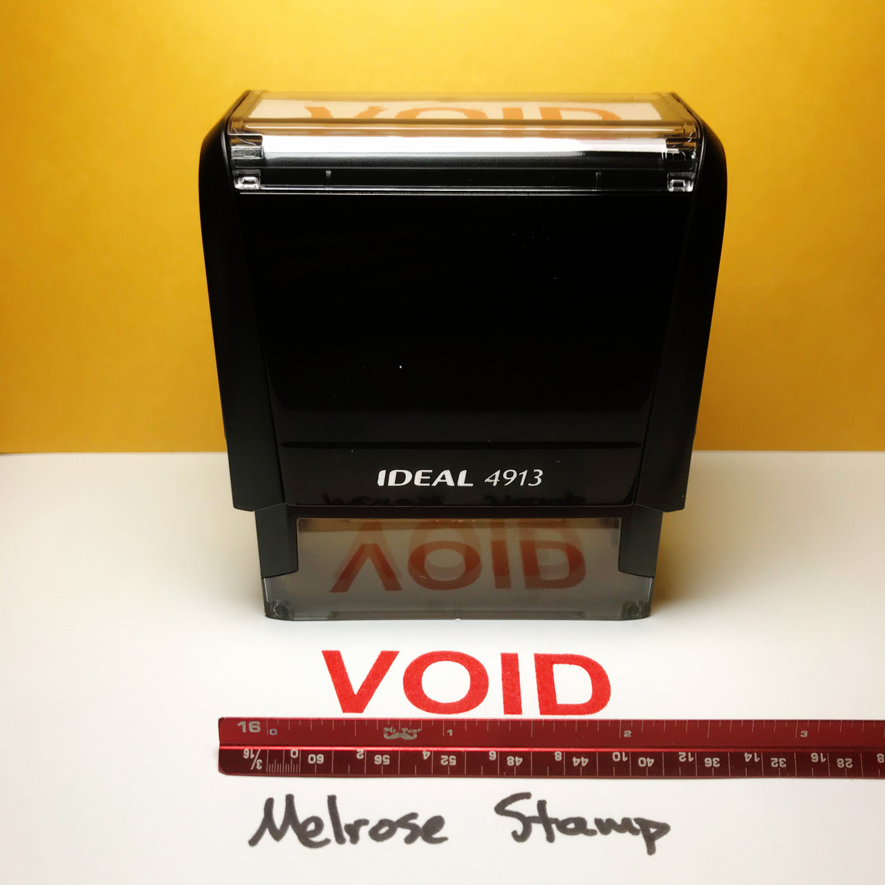 Void Stamp Red Ink Large 0424B