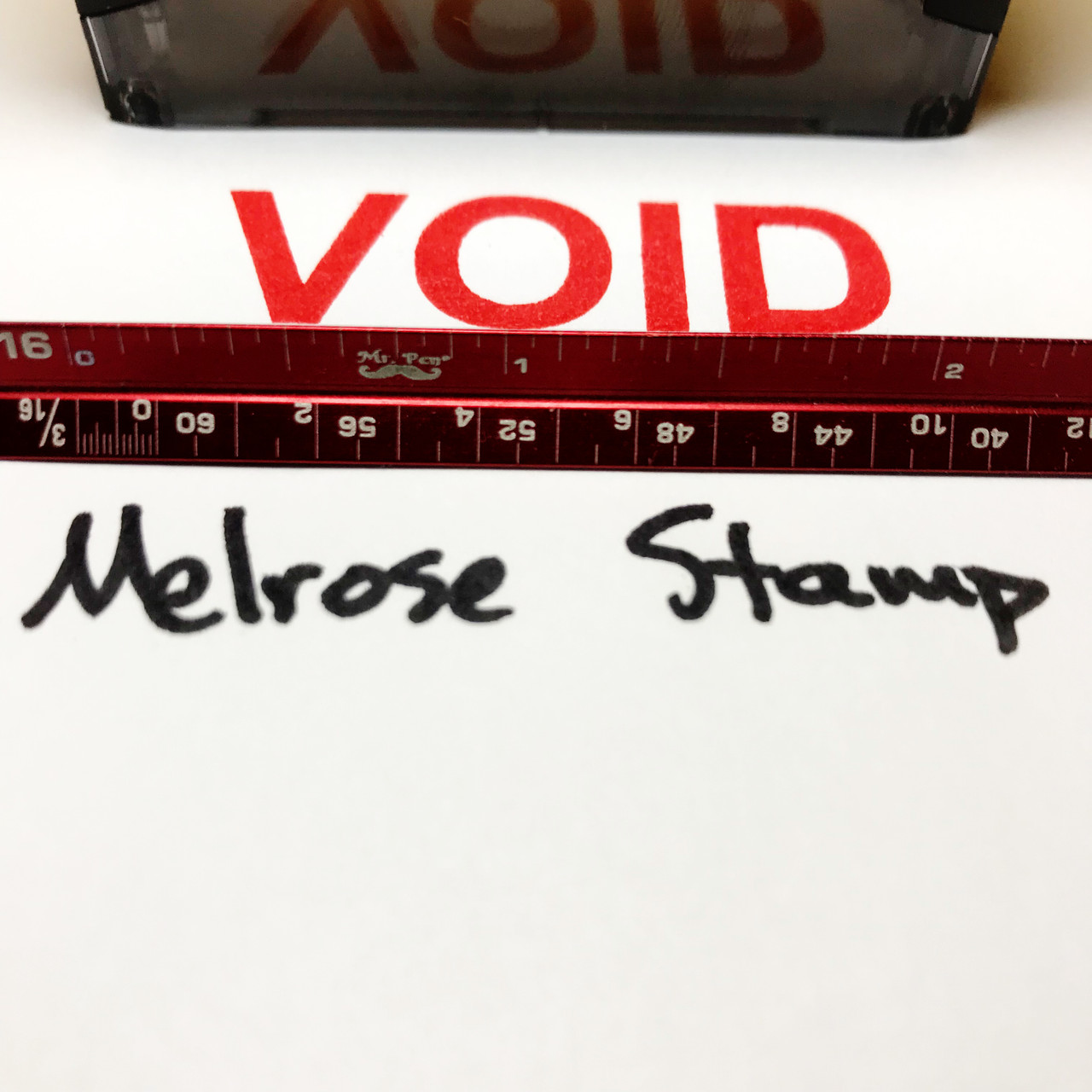 Void Stamp Red Ink Large 0424D