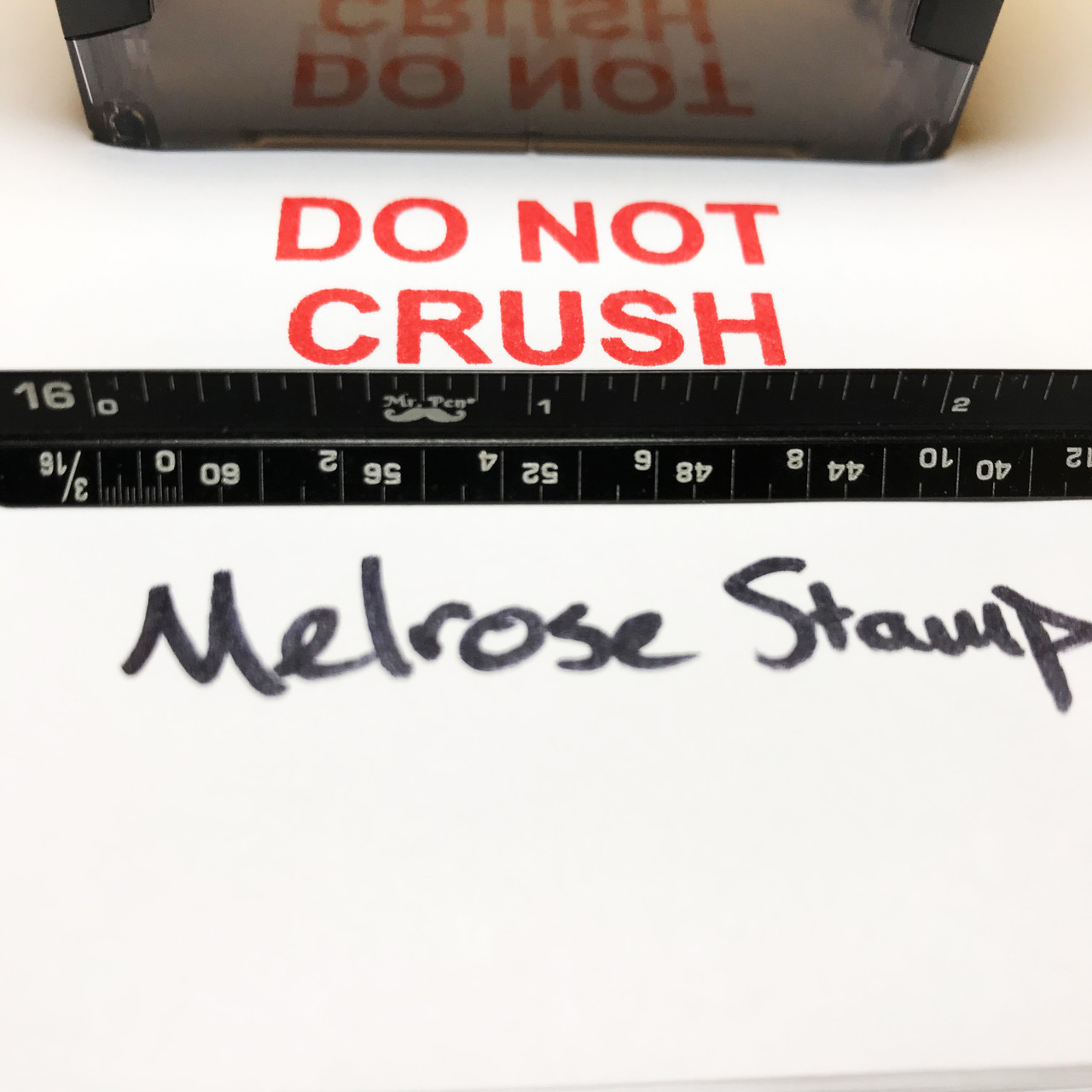 Do Not Crush Stamp Red Ink Large 1023C