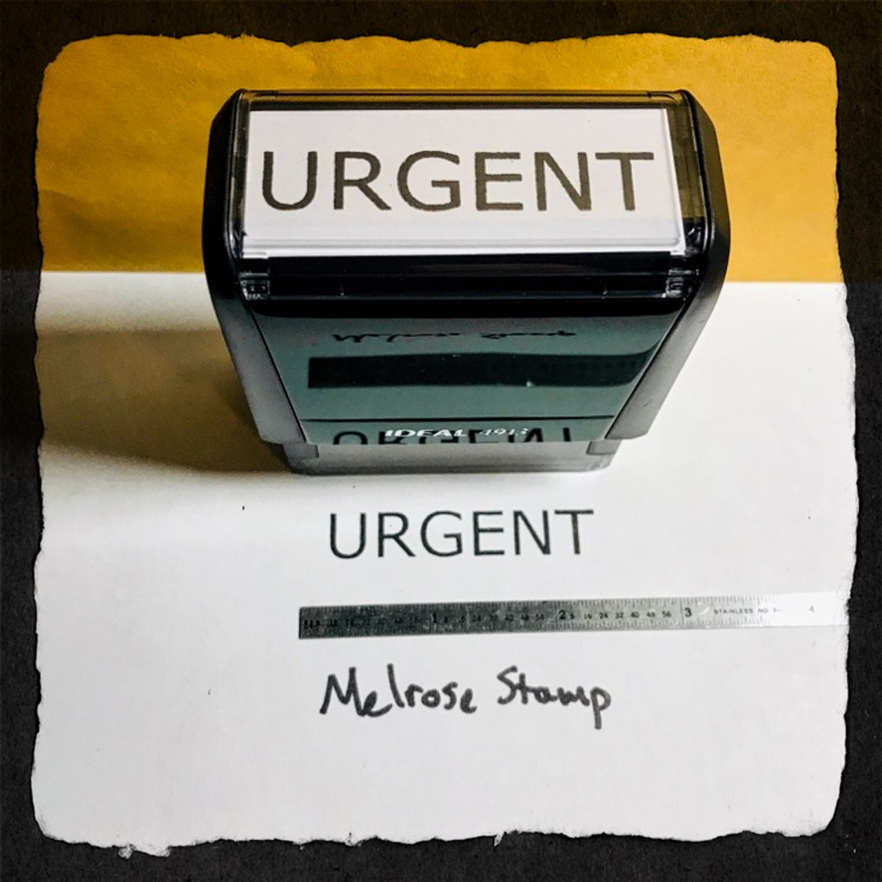 Urgent Stamp Black Ink Large
