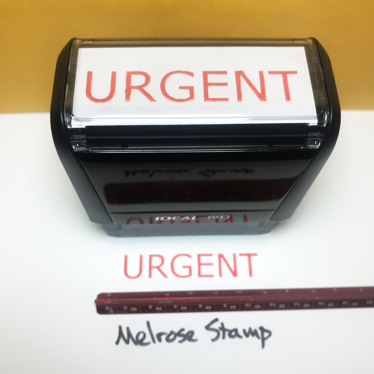 Urgent Stamp Black Ink Large 1023A