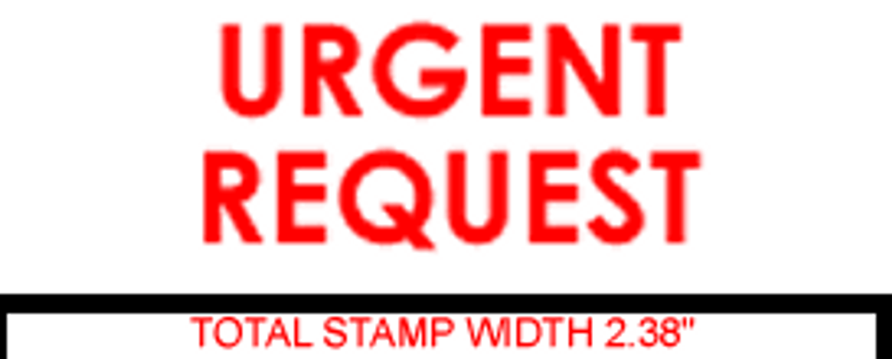 URGENT REQUEST Rubber Stamp for office use self-inking