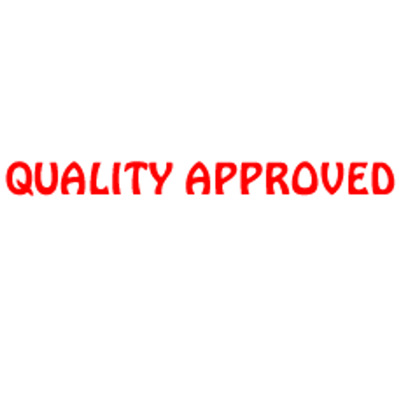 QUALITY APPROVED QA Rubber Stamp for office use self-inking