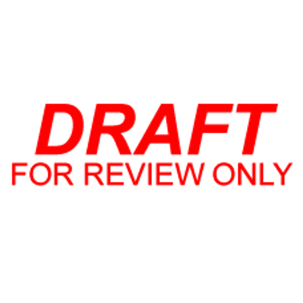 DRAFT FOR REVIEW ONLY Rubber Stamp for office use self-inking