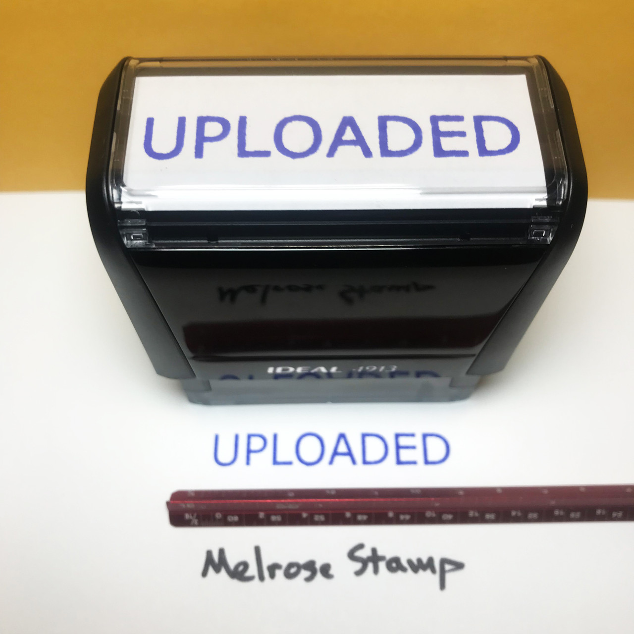 Uploaded Stamp Blue Ink Large 1023A