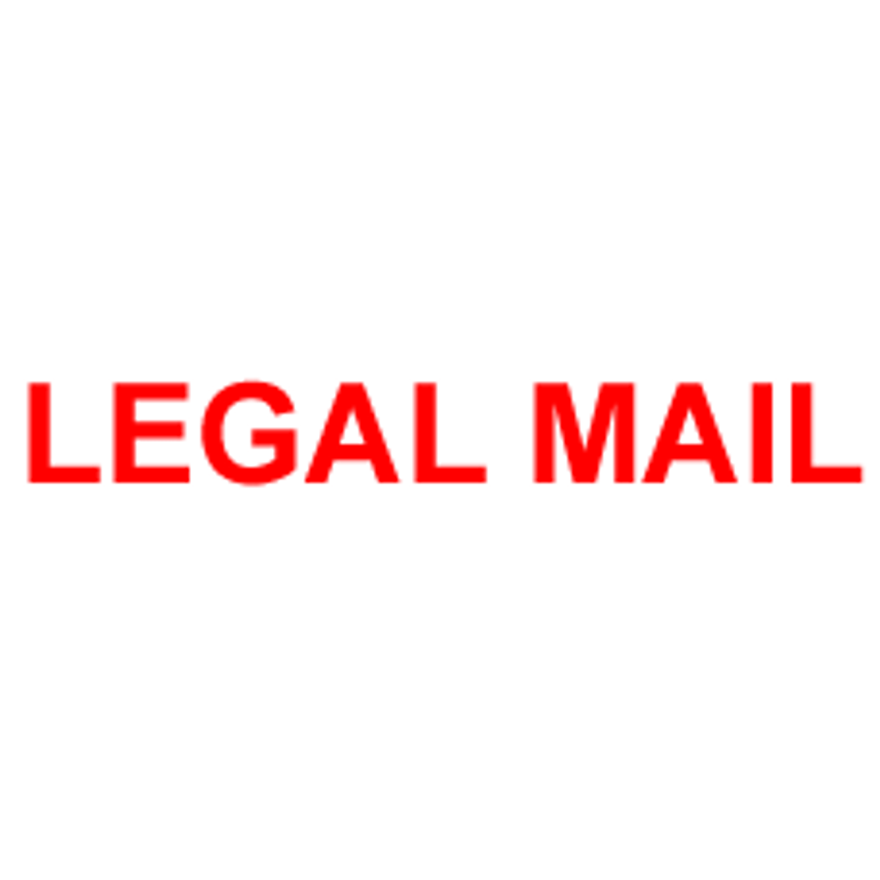 Legal Mail Rubber Stamp For Mail Use Self Inking Melrose Stamp Company 6559