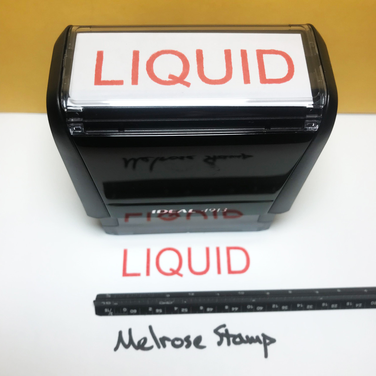 Liquid Stamp Red Ink Large 0123A