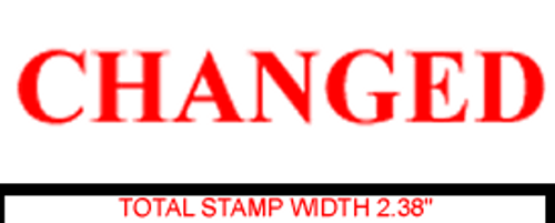 CHANGED Rubber Stamp for office use self-inking