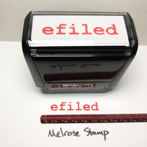 E-Filed Stamp Red Ink Large 0923A