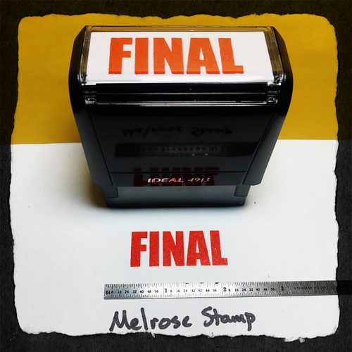 Final Stamp Red Ink Large