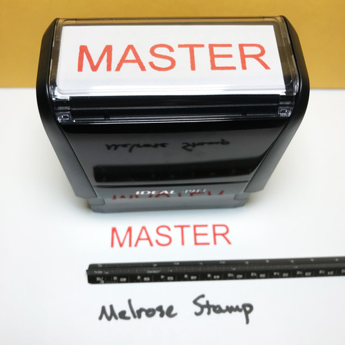 Master Stamp Red Ink Large 1222A