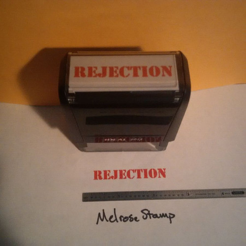 REJECTION Rubber Stamp for office use self-inking